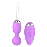 Laden Sie das Bild in den Galerie-Viewer, Bullet Vibrator Wireless Vibrating Eggs Light Purple Kegel Balls