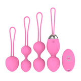 Load image into Gallery viewer, Silicone Kegel Balls Kit Tightening Exercises Pink