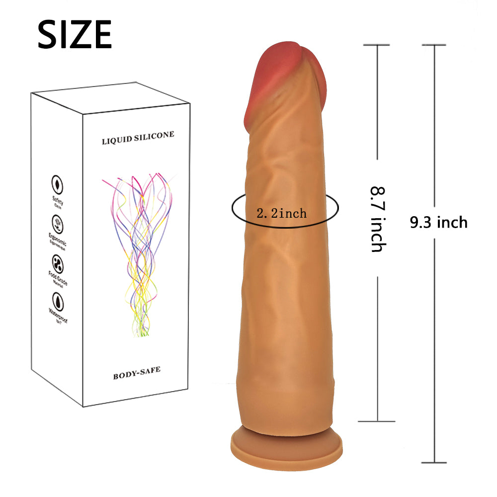 medical grade silicone dildo realistic suction cup