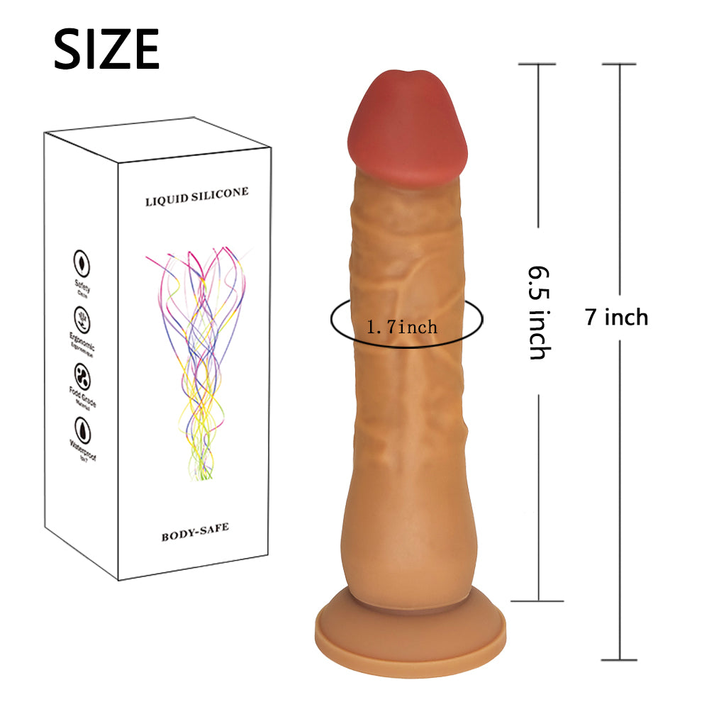 medical grade silicone dildo realistic suction cup