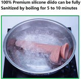 画像をギャラリー ビューアにロード 9 Inch Ultra-Soft Silicone Realistic Dildo For Women