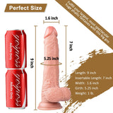 Load image into Gallery viewer, 9 Inch Huge Popular Suction Cup Soft Realistic Dildo