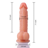 Charger l&#39;image dans la galerie, 7.1 Inch Realistic Dildo With Strong Suction Cup