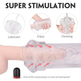 Laden Sie das Bild in den Galerie-Viewer, Male Masturbator Cup Realistic Stimulation Masturbators