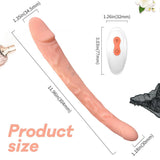 Load image into Gallery viewer, Remote Control Free Bending 11.96 Inch Double-Ended Dildos Dildo