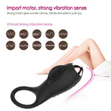 Load image into Gallery viewer, Magnetic Charge Couples Vibrator With Penis Ring
