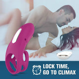 Load image into Gallery viewer, Remote Control Dual Ring Silicone Vibrating Penis