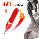 Load image into Gallery viewer, 2 In 1 Clit &amp; G Spot Heating Vibrator 10 Vibrations Clitoral