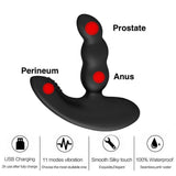Laden Sie das Bild in den Galerie-Viewer, Prostate Massager Silky Surface Perineum Stimulation Remote Control