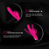 Load image into Gallery viewer, Rechargeable Waterproof Personal Dildo Rabbit Vibrator Clit Stimulator