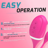 Load image into Gallery viewer, 2 In 1 G-Spot &amp; Clitoral Sucking Vibrator With Vibrating Egg