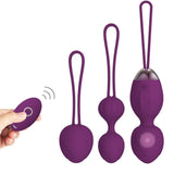 Laden Sie das Bild in den Galerie-Viewer, Remote Control Vibrating And Physical Kegel Balls Purple