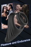 Load image into Gallery viewer, Silicone Dual Penis Ring With Taint Teaser