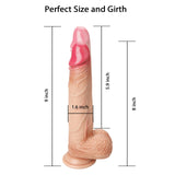 Load image into Gallery viewer, 9 Inch Thrusting Rotating Vibrating Super Realistic Silicone Dildo