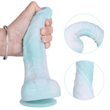 Load image into Gallery viewer, thick realistic dildo Liquid Silicone with balls