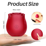 Load image into Gallery viewer, Rose Clit Sucking Vibrator Nipple G-Spot Toys Rechargeable Clitoral Stimulator