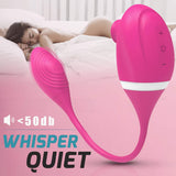 Load image into Gallery viewer, 2 In 1 G-Spot &amp; Clitoral Sucking Vibrator With Vibrating Egg