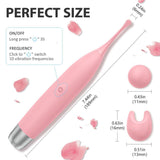 Load image into Gallery viewer, 10 Modes High Frequency G-Spot Clitoris Vibrator For Instant Orgasm Clitoral