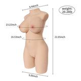 Load image into Gallery viewer, Buy BBW TPE sex doll torso in perfect slender boby