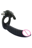 画像をギャラリー ビューアにロード Butt Plug Rabbit Vibrator Clitoris Sex Toys For Couple Black / One Size