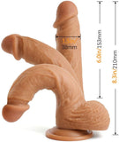 Load image into Gallery viewer, Best 8 Inch Removable &amp; Bendable Realistic Silicone Harness Strap On Dildo