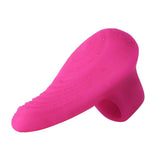 Charger l&#39;image dans la galerie, Rechargeable Finger Vibrator With Bullet Remote Control Rose Red