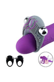 画像をギャラリー ビューアにロード Penis Circle Vibrator Delayed Ejaculation Device Adult Sex Toy Dick Silicone Cock Ring Vibrating On
