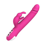 Load image into Gallery viewer, Usb Charging G-Spot Clitoris Stimulation Rabbit Vibrator Rose Red
