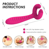 Load image into Gallery viewer, G-Spot Rabbit Couple Dildo Vibrator Rechargeable