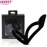 Laden Sie das Bild in den Galerie-Viewer, Man Silicone Penis Rings Lock Ejaculation Cock Ring Delay Sex Toys Adult Couples Sexshop Chastity