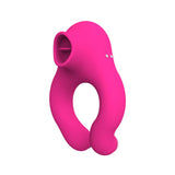 Charger l&#39;image dans la galerie, Couple Vibrator With Cock Ring And Clitoris Licking 7 Modes Clitoral