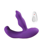 Load image into Gallery viewer, Remote Control Anal Vibrator For Female 2 Quiet Motors Purple Plug