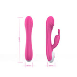 Load image into Gallery viewer, Quiet Dual Motor Dildo Rabbit Vibrator With Bunny Ears