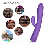 Load image into Gallery viewer, Rabbit Vibrator For Women G Spot Dildo Clitoris Stimulator Vagina Massager Adult Female Masturbator