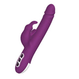 Load image into Gallery viewer, Usb Charging G-Spot Clitoris Stimulation Rabbit Vibrator Purple
