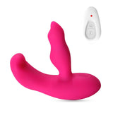 Load image into Gallery viewer, Remote Control Anal Vibrator For Female 2 Quiet Motors Rose Red Plug