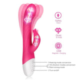 Load image into Gallery viewer, Heating Rabbit Vibrator Soft Head 16 Vibration Modes