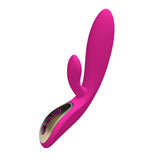 Charger l&#39;image dans la galerie, Waterproof G-Spot Masaaage Rabbit Vibrator Rechargeable Rose Red