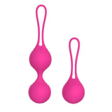 Load image into Gallery viewer, Combination Kegel Exercise Weights Ben Wa Ball Rose Red Balls