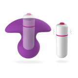 Load image into Gallery viewer, Wearable Anal Vibrator 7 Patterns With Detachable Bullet Purple Plug