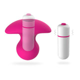Charger l&#39;image dans la galerie, Wearable Anal Vibrator 7 Patterns With Detachable Bullet Rose Red Plug