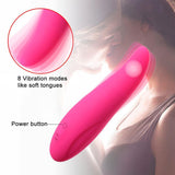 Laden Sie das Bild in den Galerie-Viewer, G-Spot Dildo Vibrator Soft Tongue Design Vagina Stimulation