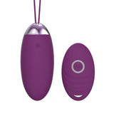 画像をギャラリー ビューアにロード 10 Vibration Modes Remote Control Bullet Vibrator Purple Kegel Balls