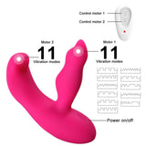 Load image into Gallery viewer, Remote Control Anal Vibrator For Female 2 Quiet Motors Plug