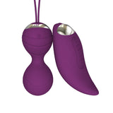 Laden Sie das Bild in den Galerie-Viewer, Bullet Vibrator Vaginal Massager 10 Modes Purple Kegel Balls