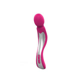 Load image into Gallery viewer, Realistic Wand Vibrator Handheld Massager Rechargeable Rose Red