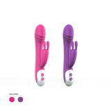 Load image into Gallery viewer, Quiet Dual Motor Dildo Rabbit Vibrator With Bunny Ears