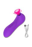 Laden Sie das Bild in den Galerie-Viewer, Suction Tongue Vibrator Vagina Sucking Sex Toy For Woman Oral Blowing Clitoris Stimulator