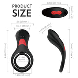 Charger l&#39;image dans la galerie, Rechargeable Ball Loop Vibrating Cock Ring Penis