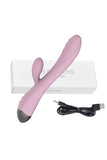画像をギャラリー ビューアにロード Rabbit Vibradors Dildo Double Vibrating Vaginal G-Spot Clitoral Massager Pink / One Size Vibrator